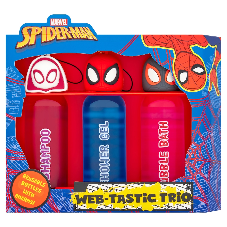 image 1 of Marvel Spiderman web-tastic trio set