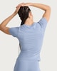 image 3 of F&F Active EVERYHOUR Short Sleeved T-Shirt in Blue