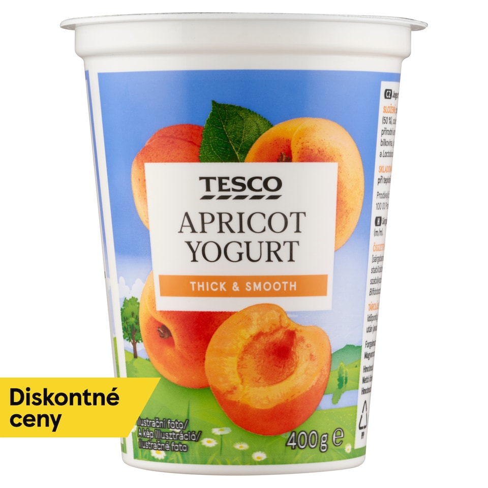 Tesco Jogurt marhuľový 400 g