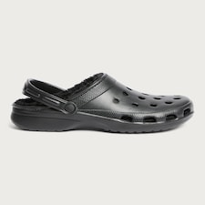 F&F Borg Lined Clogs in Black