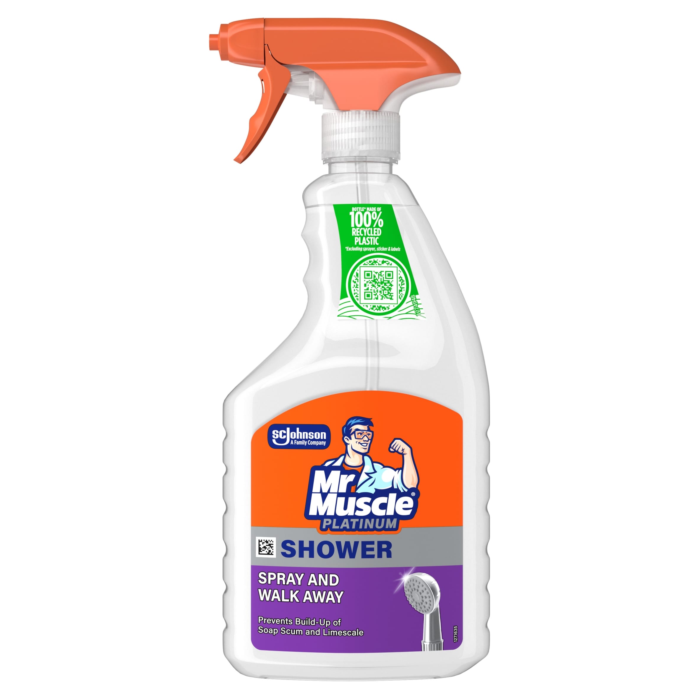 Mr Muscle Platinum Shower Shine 750Ml