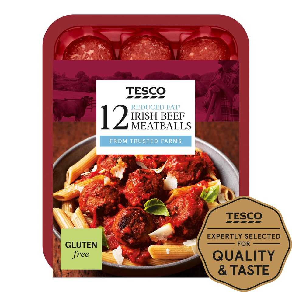 Tesco Reduced Fat Meatballs 336g Tesco Groceries