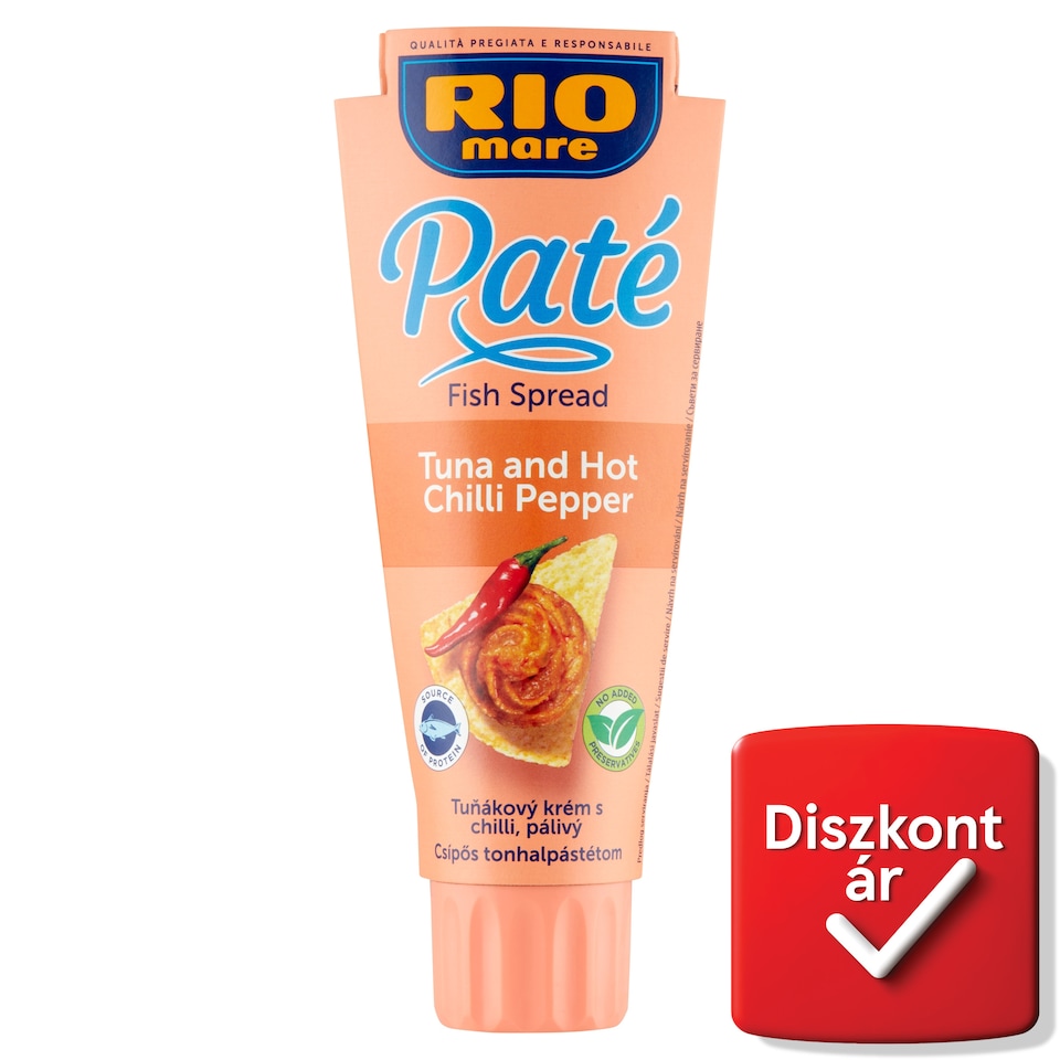 Rio Mare tonhalpástétom csípős chili paprikával 100 g