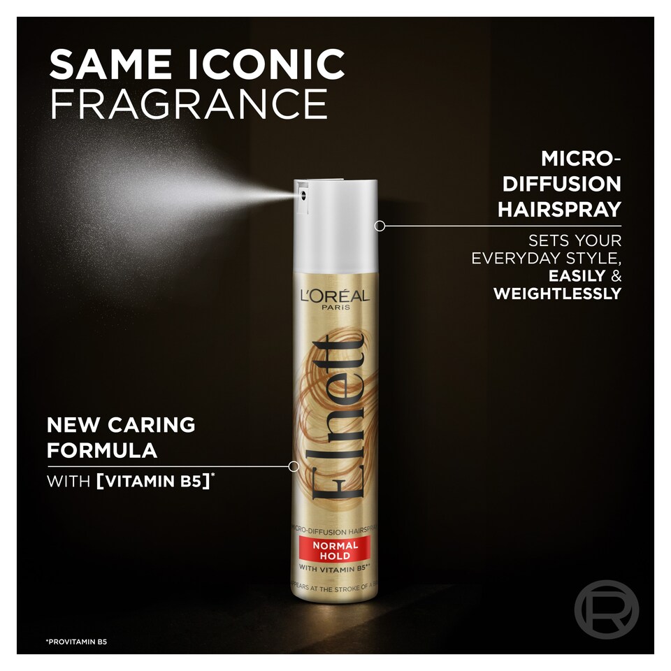 image 1 of L'Oreal Paris Elnett Normal Hold Hairspray 75ml