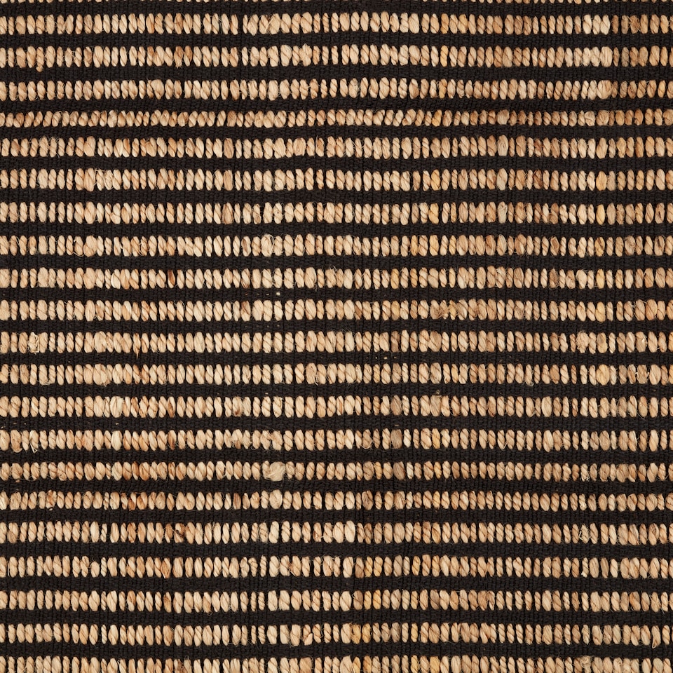 image 1 of F&F Home Black Jute Rug