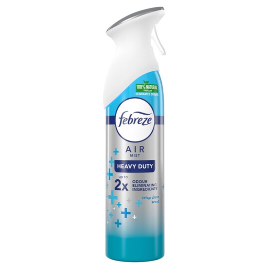 Febreze Aerosol Crisp Clean Heavy Duty 300Ml Tesco Groceries