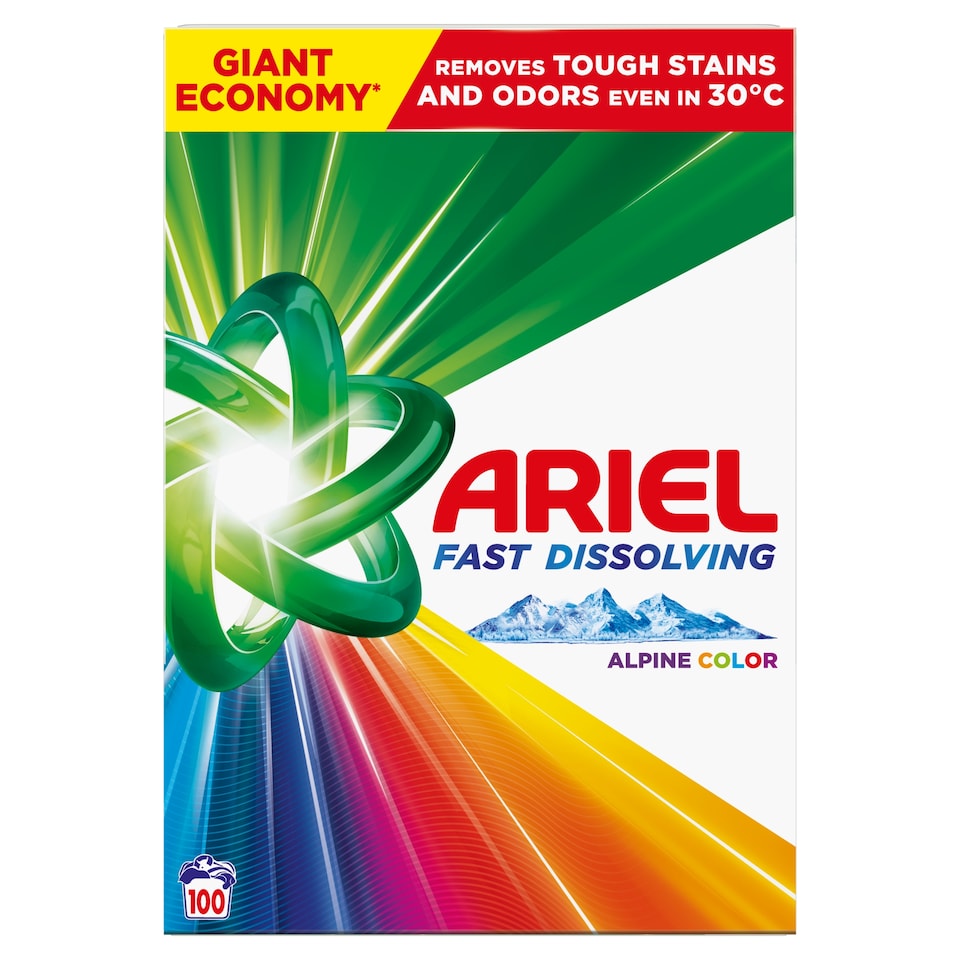 obrázok 1 z Ariel Na farebnú bielizeň Prášok na pranie 5.5kg, 100 praní