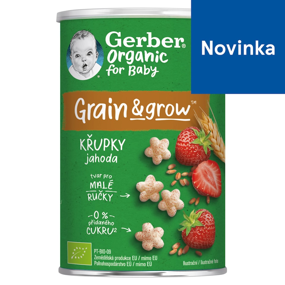 obrázok 1 z GERBER Organic chrumky jahodové 35 g
