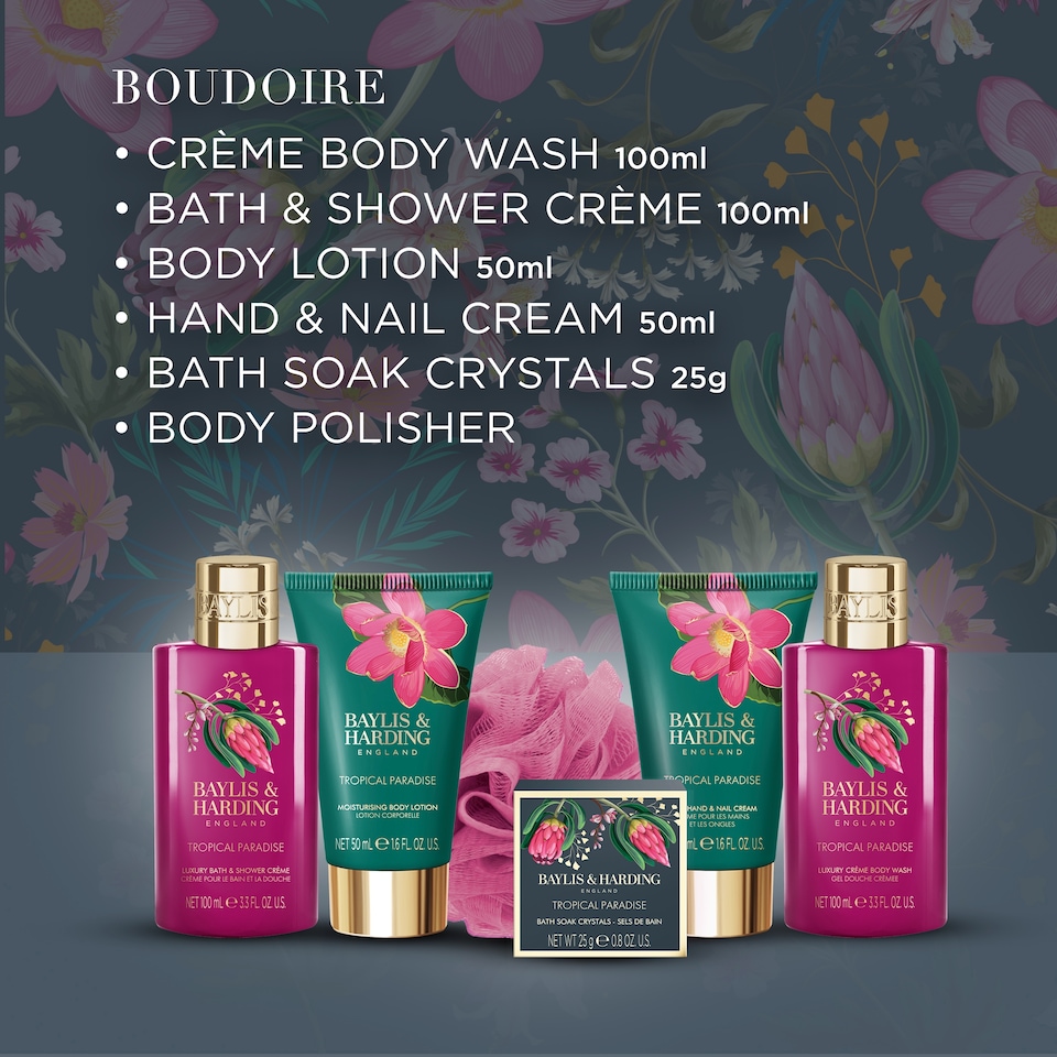 image 1 of Baylis & Harding Boudoire Keepsake Boxes Gift Set
