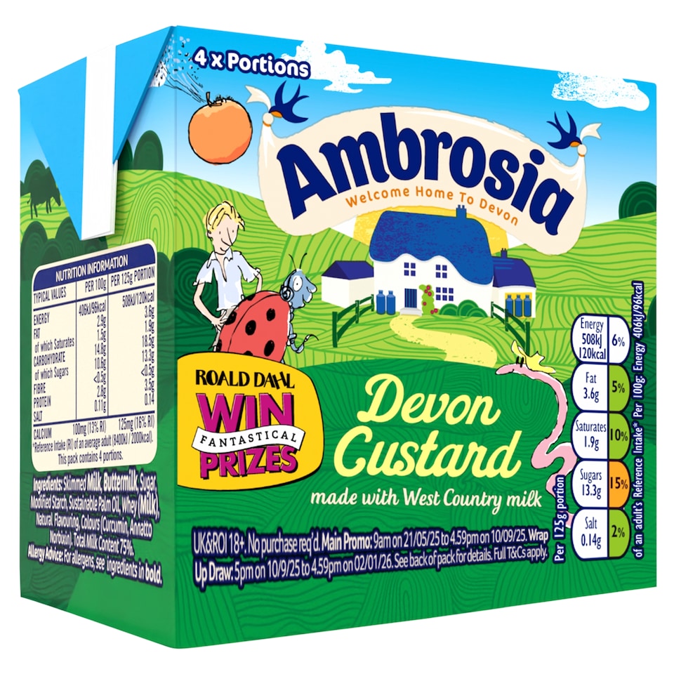 image 1 of Ambrosia Devon Custard 500G