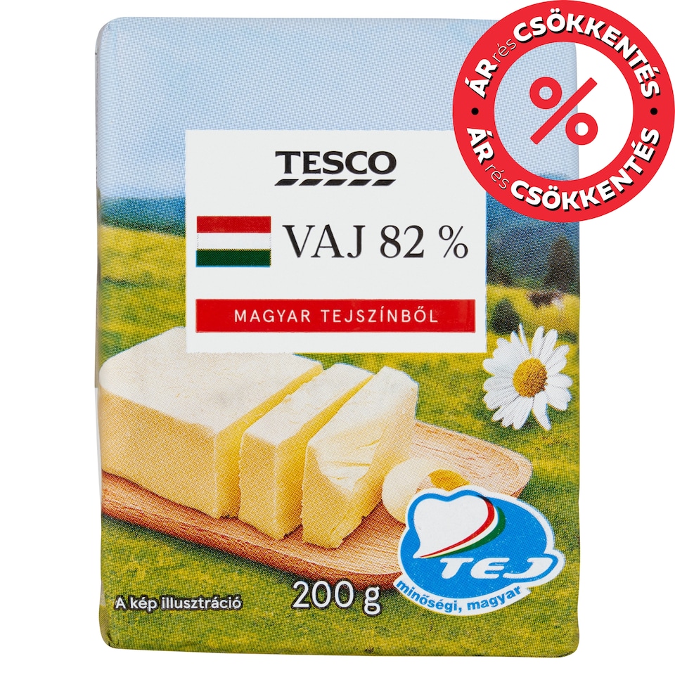 Tesco vaj 82% 200 g