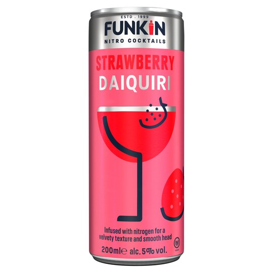 Funkin Nitro Cocktail Strawberry Daiquiri 200Ml Tesco Groceries