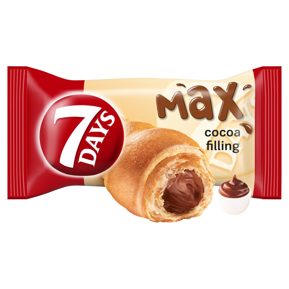 7 Days Croissant Max S Kakaovou Náplňou 80 G