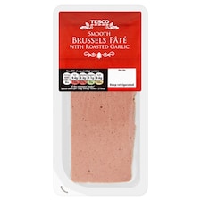 Tesco Brussels With Garlic Pate 200g