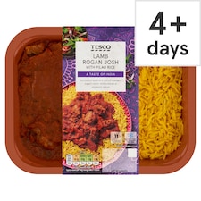Tesco Lamb Rogan Josh With Pilau Rice 400G