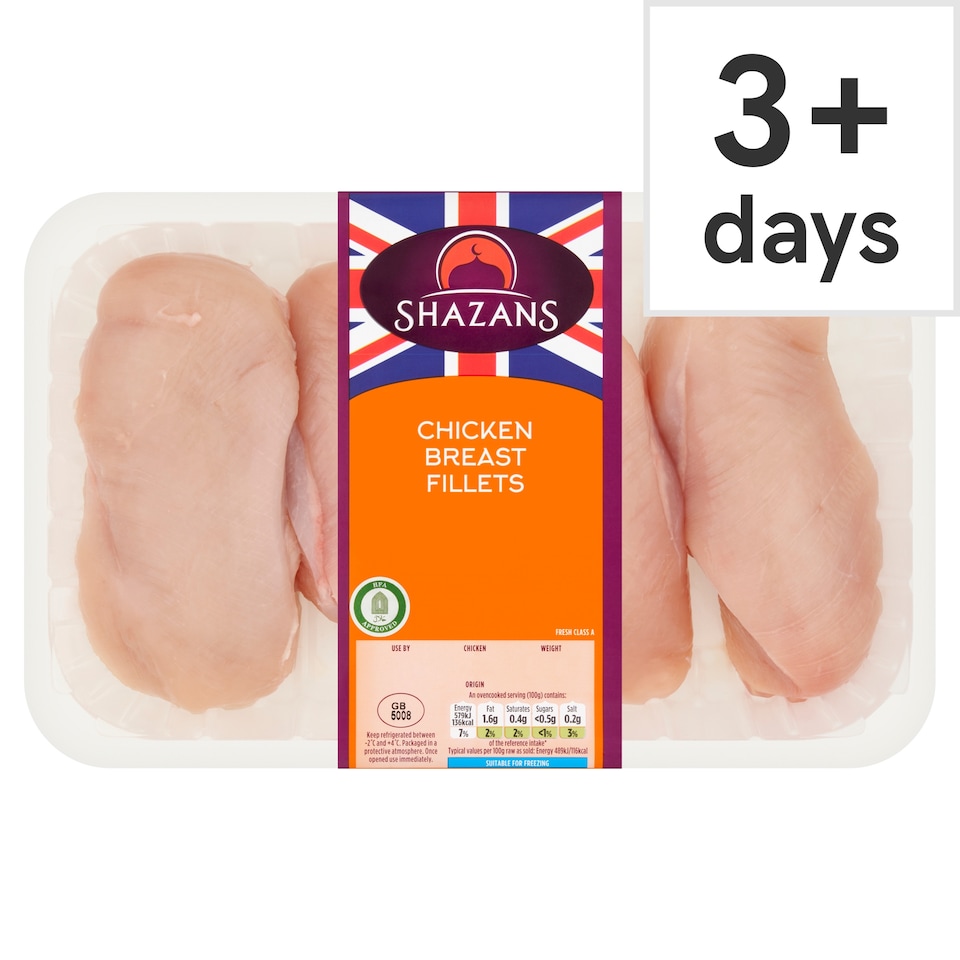 Shazans Halal Large Chicken Breast 950G
