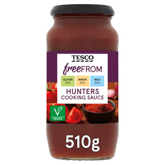Tesco Free From Hunters Cooking Sauce 510G Tesco Groceries
