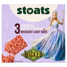Stoats 3 Magical Berry Wickedly light fusion bars 3x30g 