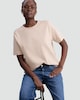image 1 of F&F Pure Cotton Heavyweight Crew Neck T-Shirt in Neutral