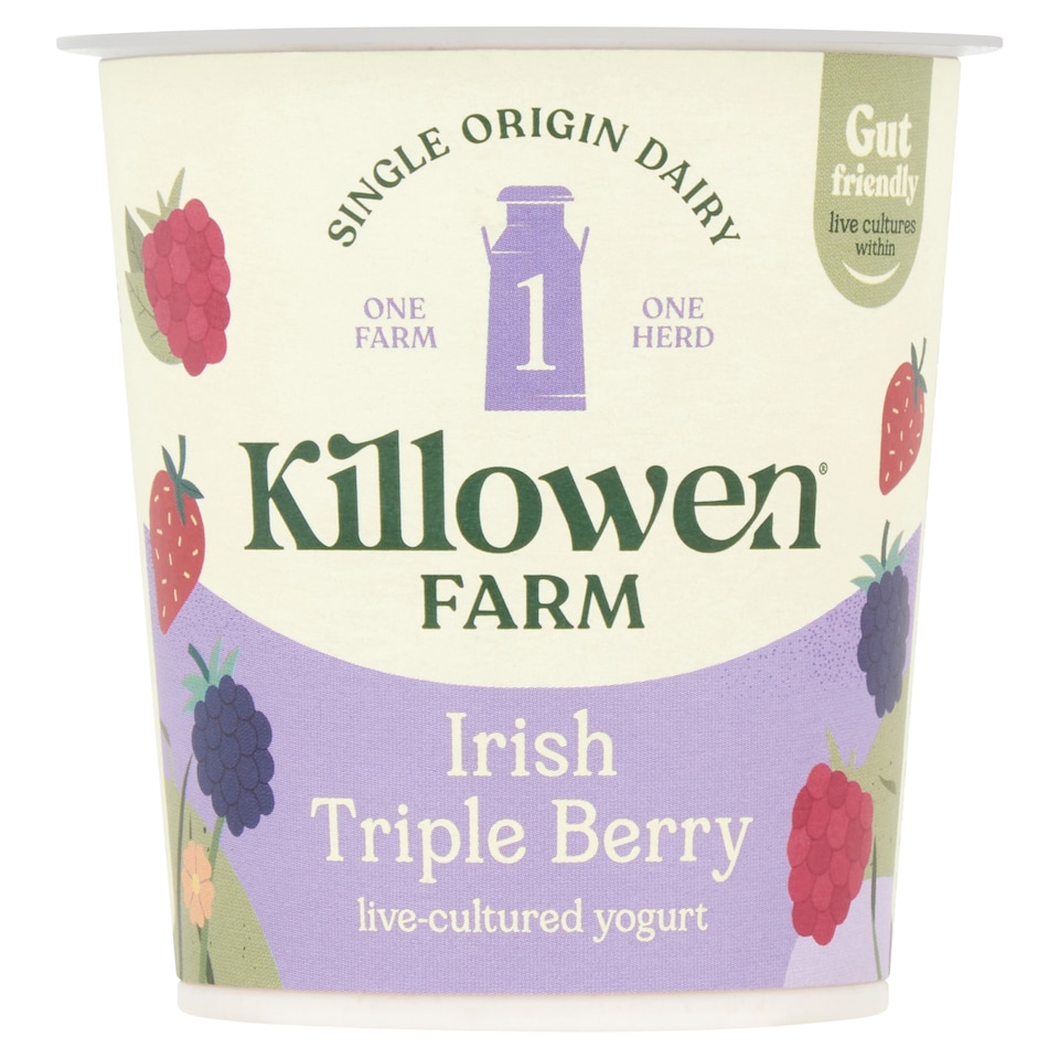 Killowen Farm Forest Fruit Live Yoghurt 135G