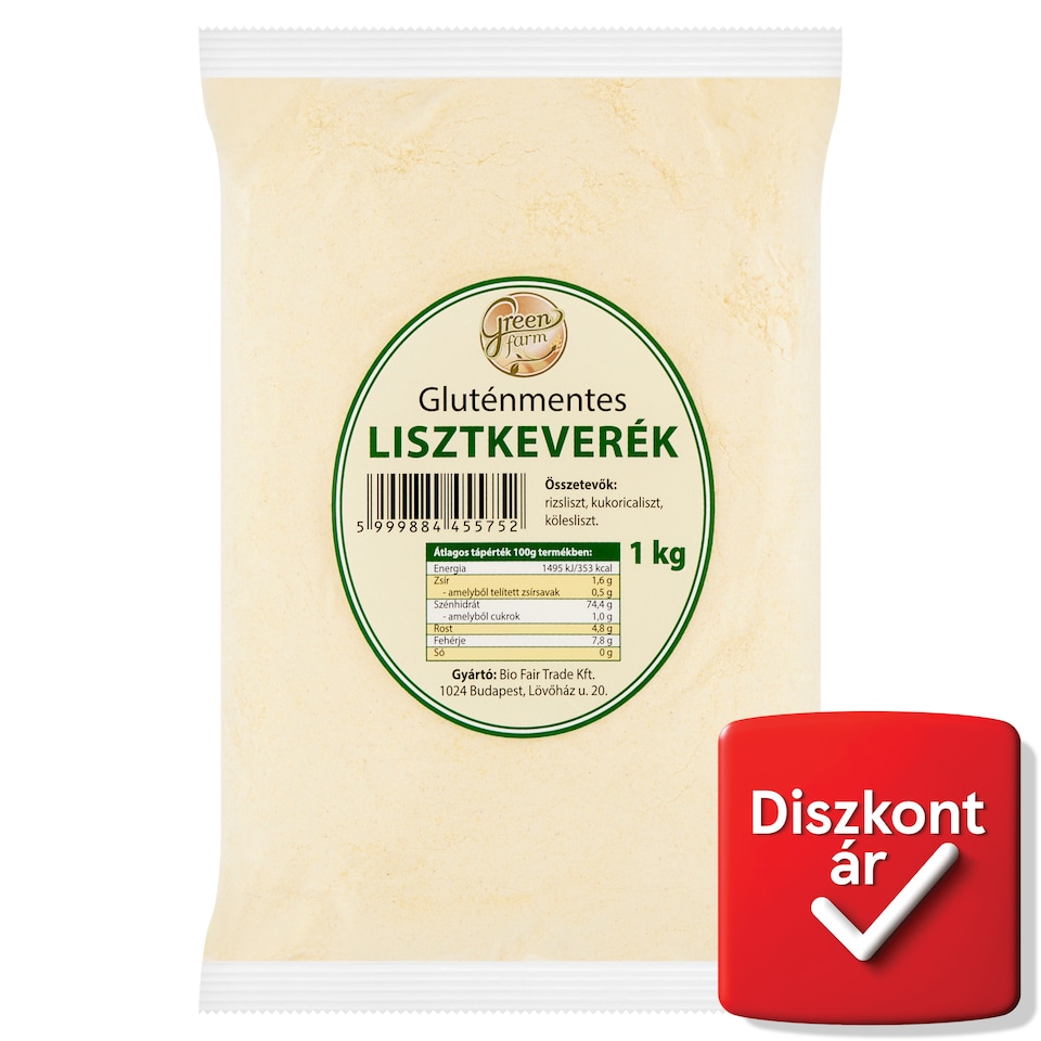 Green Farm gluténmentes lisztkeverék 1 kg
