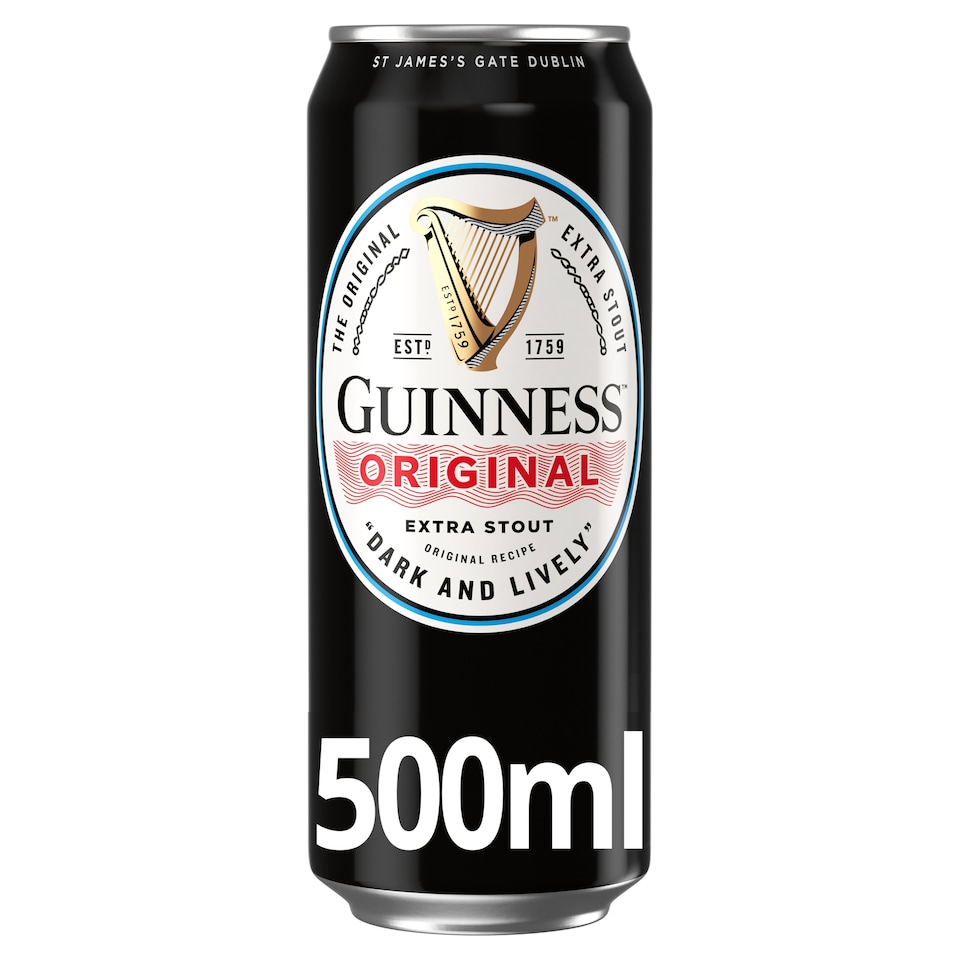 Guinness Extra Stout Can 500Ml