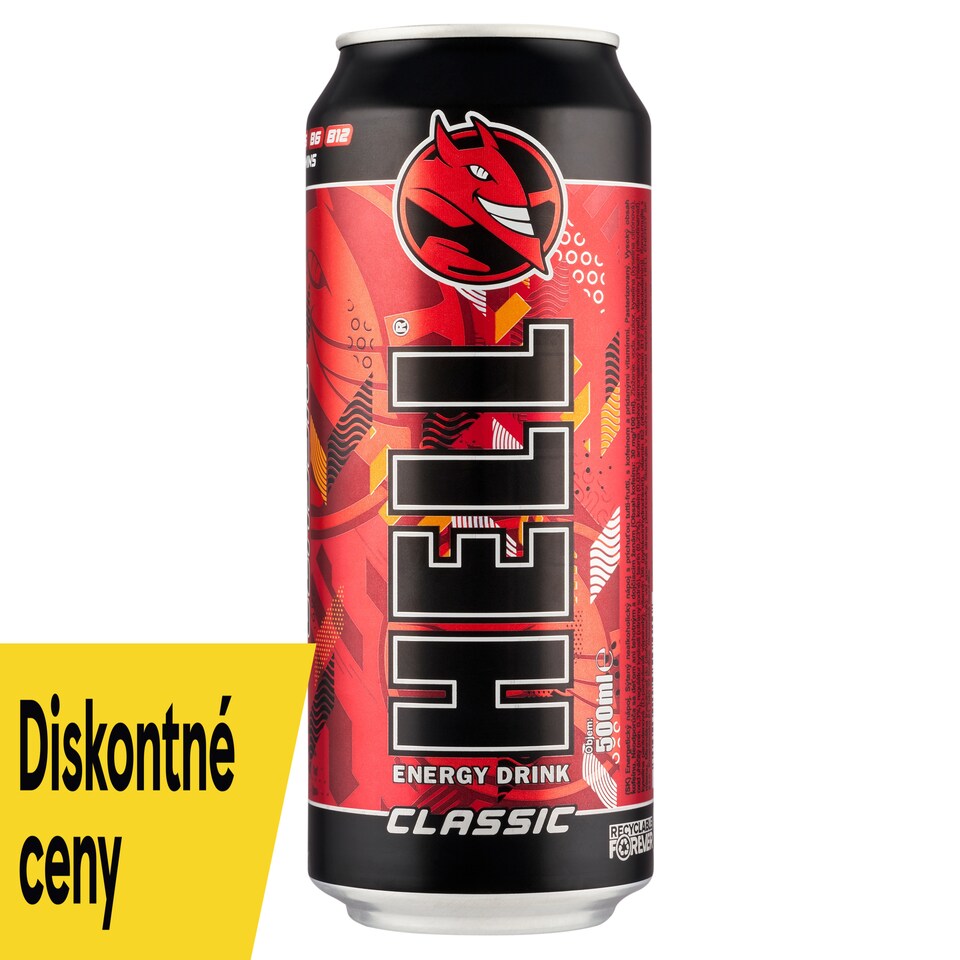 obrázok 1 z Hell Classic energetický nápoj 500 ml
