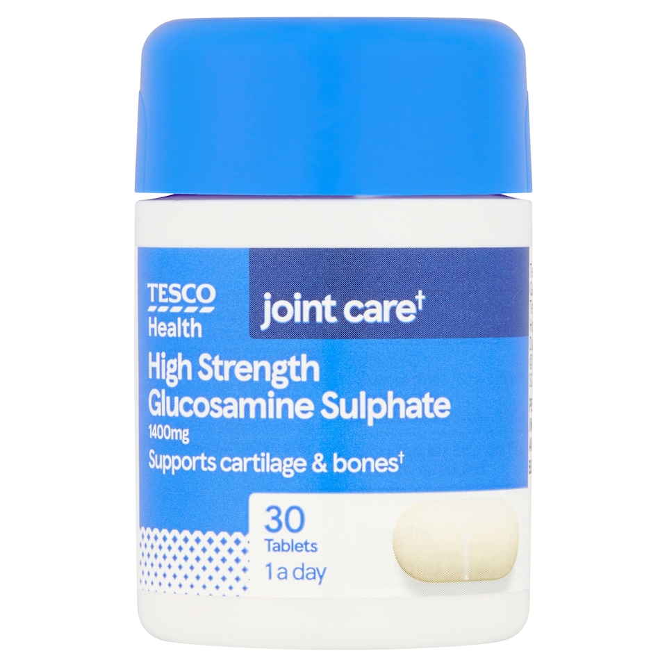 Tesco Health High Strength Glucosamine Sulphate Tablets - 1400Mg 30s
