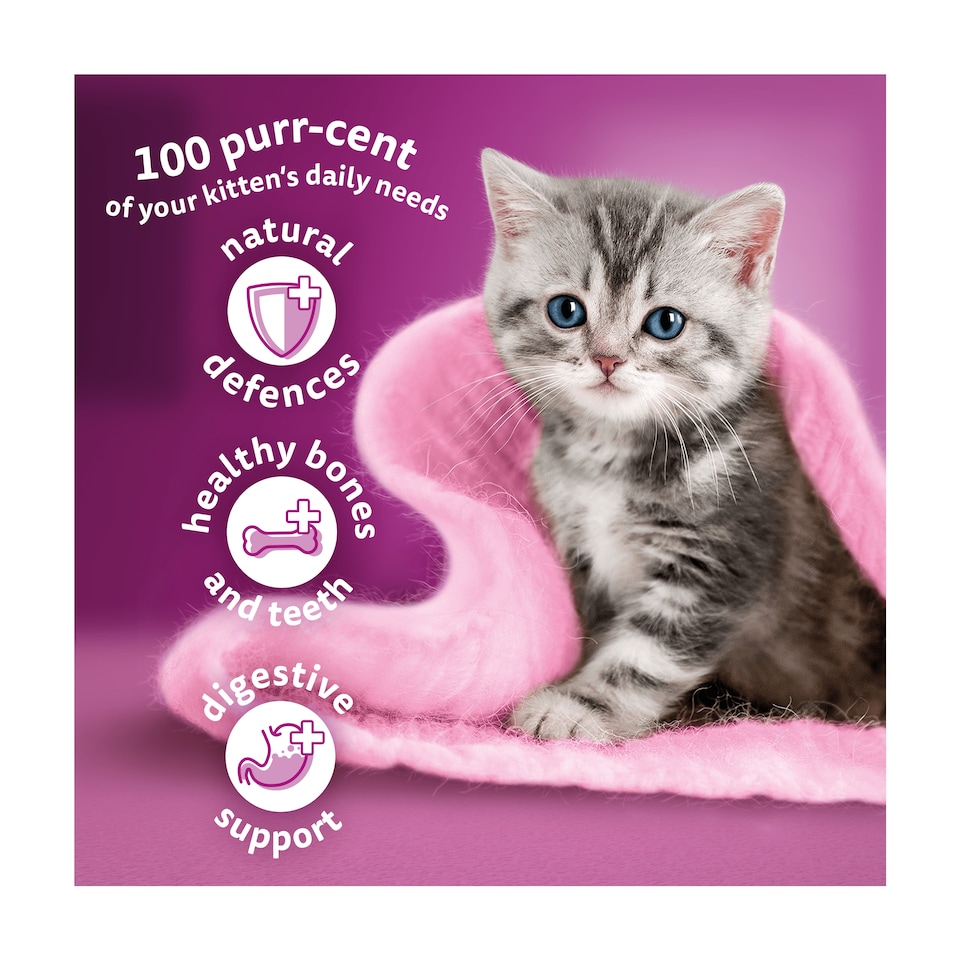 image 1 of Whiskas Kitten Food With Chicken 800G