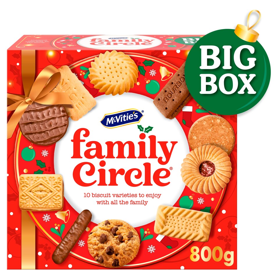 image 1 of Mcvitie's Family Circle Biscuits Assortment 800G