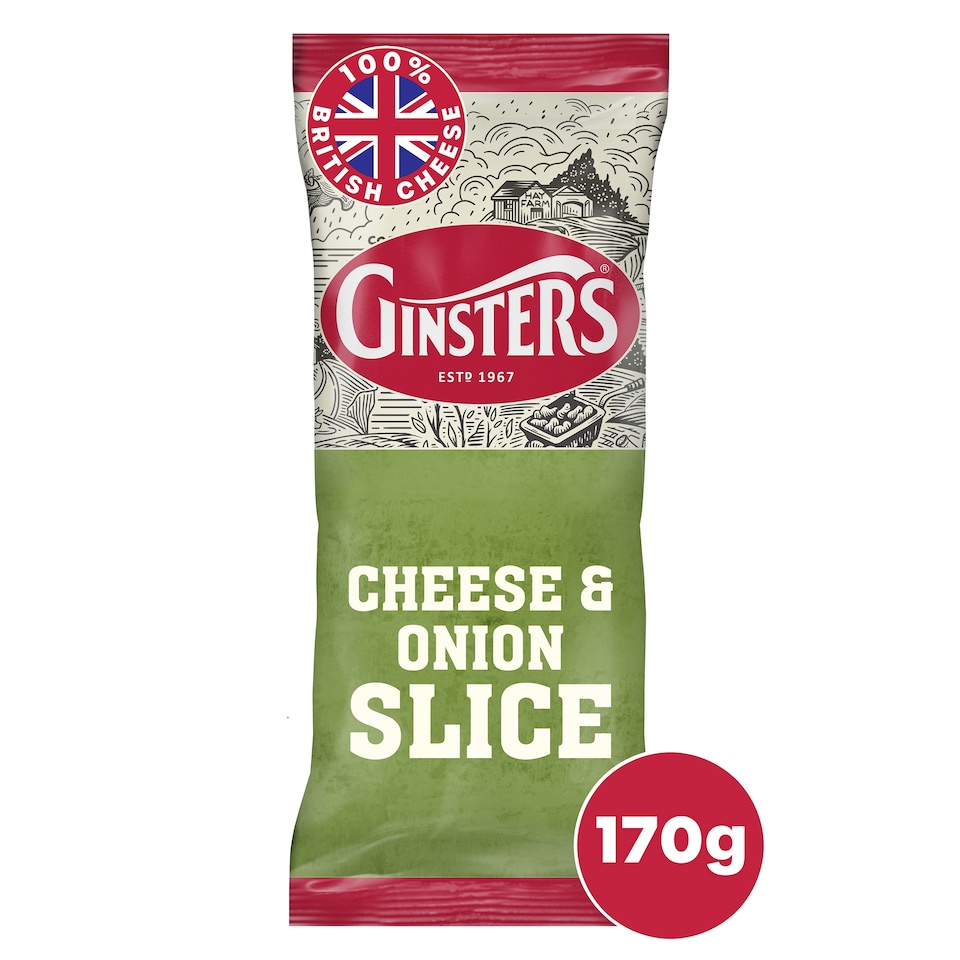 image 1 of Ginsters Cheddar & Onion Slice 170G