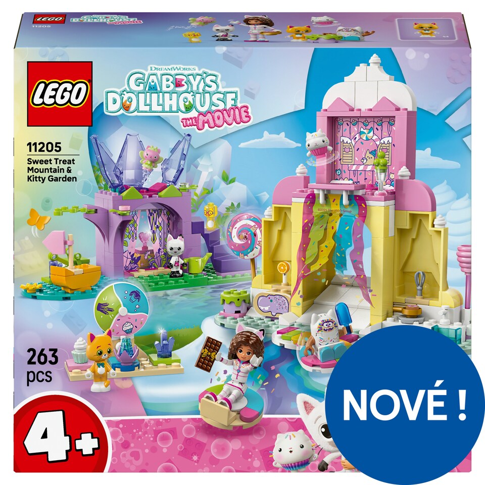 image 1 of LEGO Gábinin kouzelný domek 11205 Sweet Treat Mountain & Kitty Garden