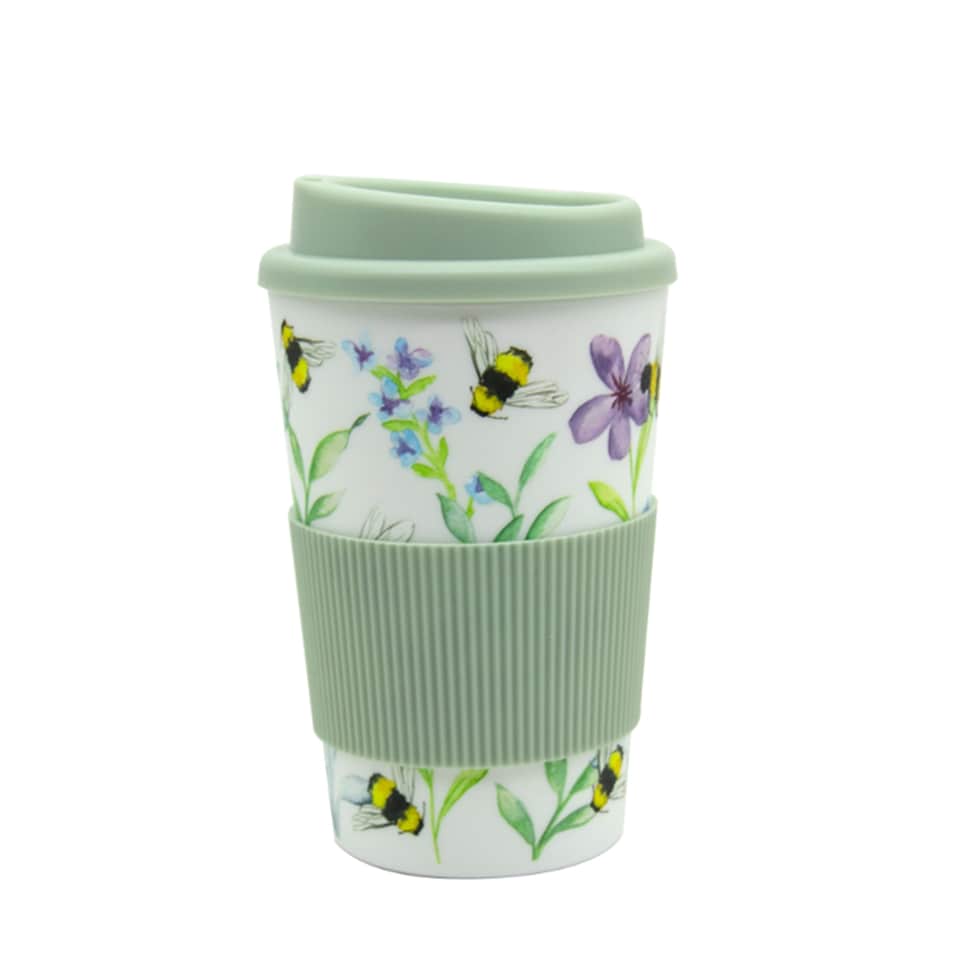 Tesco Bee All Over Print Coffee Cup 350ML