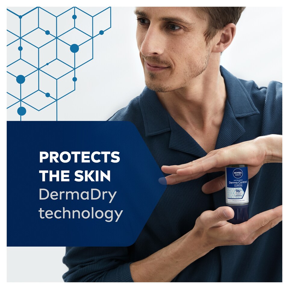 image 1 of NIVEA MEN Derma Dry Control Antiperspirant Roll-On 50ml