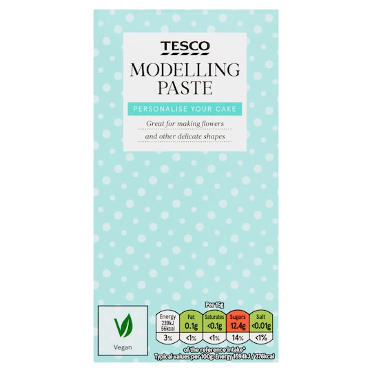 Tesco Flower Modelling Paste 250G Tesco Groceries