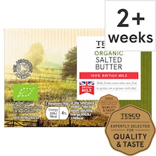 Tesco Organic Salted Butter 250G