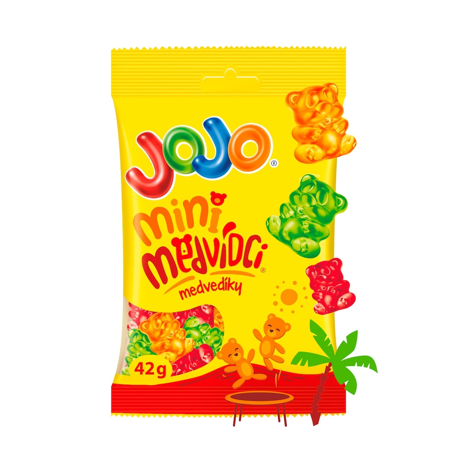 obrázok 1 z JOJO Medvedíky Mini želé cukríky s ovocnými príchuťami 42 g