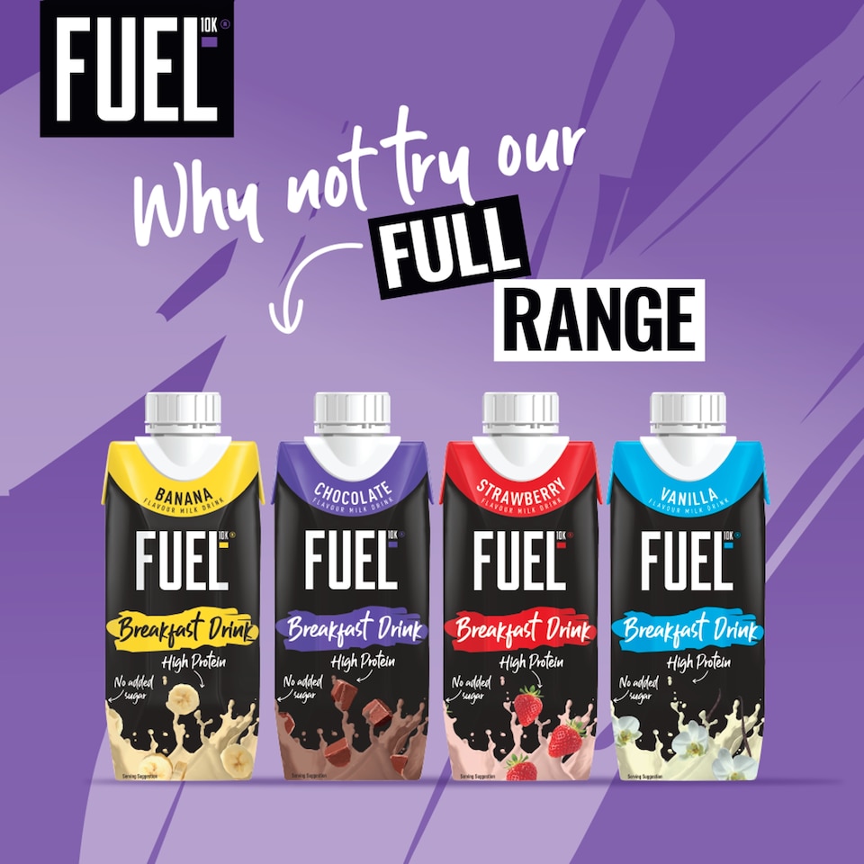 image 1 of FUEL10K Chocolate High Protein Milk Breakfast Drink 330ml