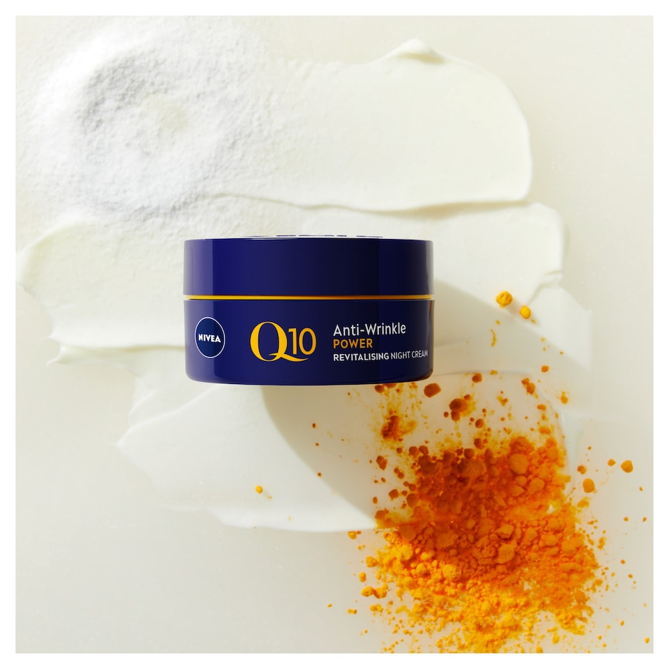 image 1 of NIVEA Q10 Power Anti-Wrinkle Night Cream Moisturiser 50ml