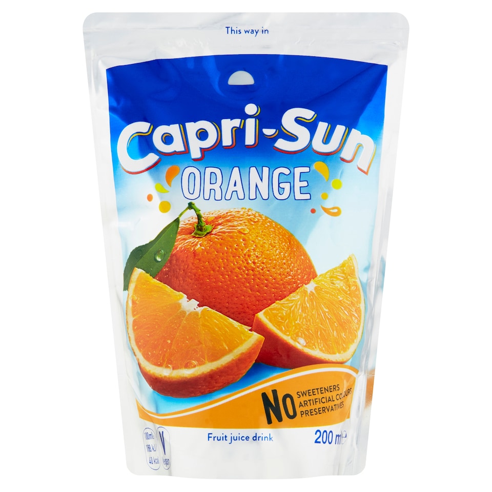 Obrázek 1 pro produkt Capri-Sun Orange nesycený nealkoholický ovocný nápoj 200ml