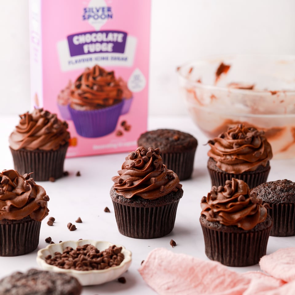 image 1 of Silver Spoon Chocolate Fudge Flavour Icing Sugar 200g