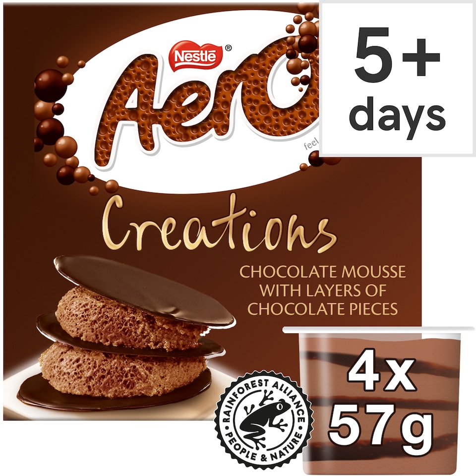 Aero Creations Chocolate Mousse 4X57g