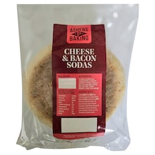 Ashers Baking Co Bacon & Cheese Sodas 2 Pack