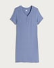 image 4 of F&F CoolEase™ Short Sleeved Nightdress in Blue