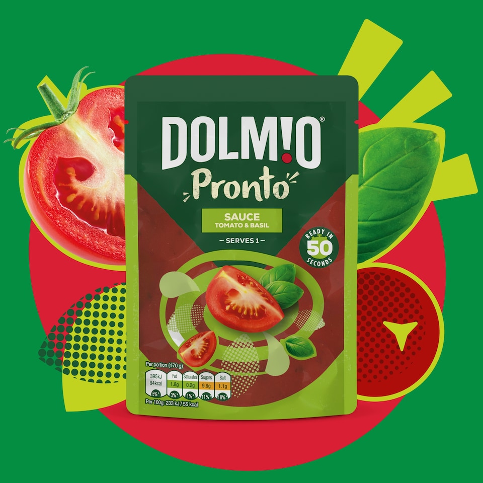 image 1 of Dolmio Tomato And Basil Pouch Pasta Sauce 170G