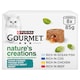 image 1 of GOURMET Nature's Creations Gravy Heart Chicken Ocean Fish Wet Cat Food 8x85g