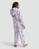 image 3 of Hello Kitty Fleece Hooded Onesie in Pink