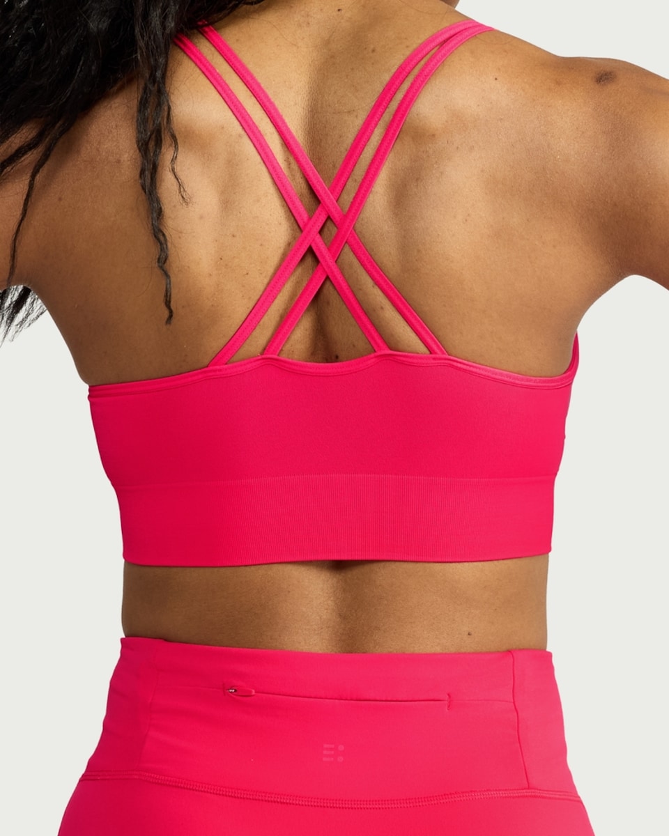 image 1 of F&F Active 2-Pack Strappy Light Support Sports Bras in Multi