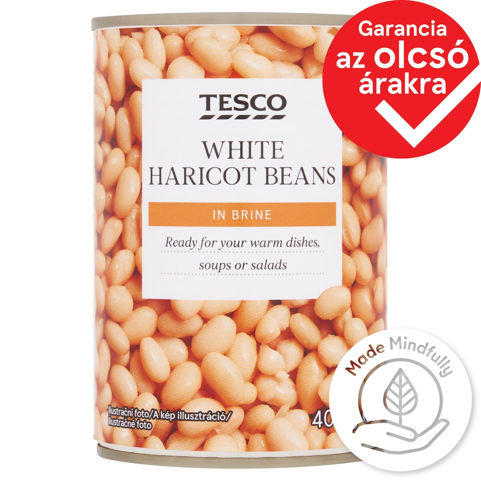 Tesco White Haricot Beans in Brine 400 g