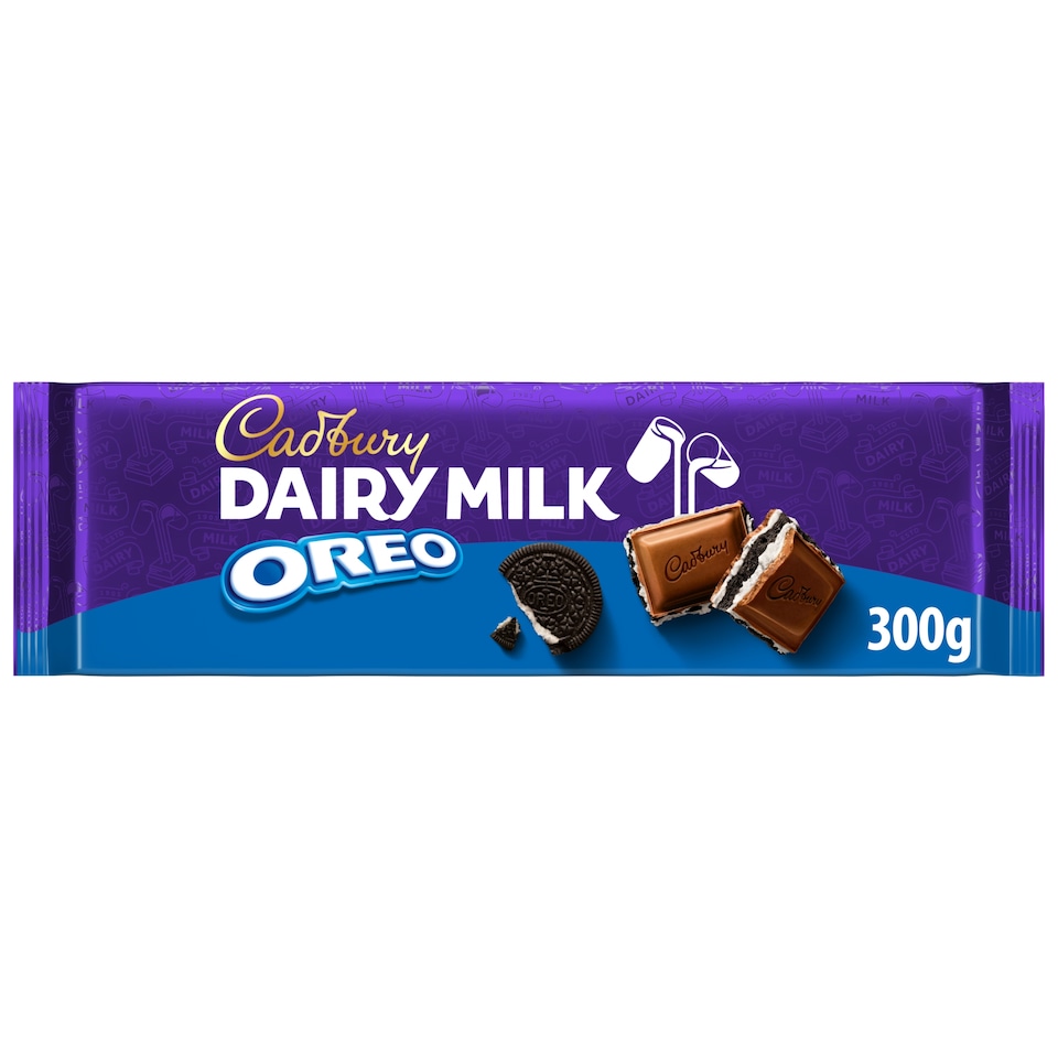 Cadbury Dairy Milk Oreo Chocolate Block 300g